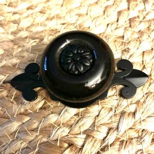 Set of 12 Black Decorative Drawer or Cabinet Knobs